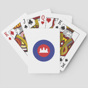 Kambodjanska Roundel Casinokort