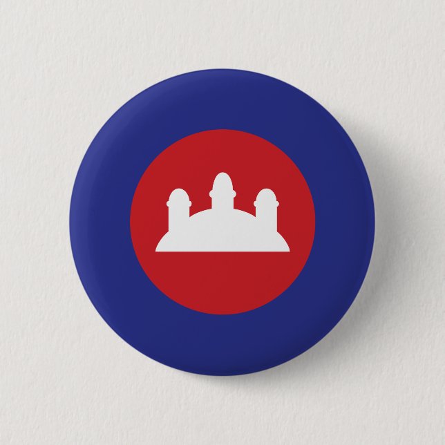 Kambodjanska Roundel Knapp (Framsida)