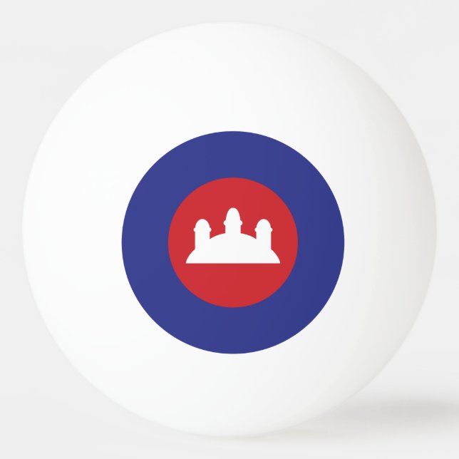 Kambodjanska Roundel Pingisboll (Baksidan)
