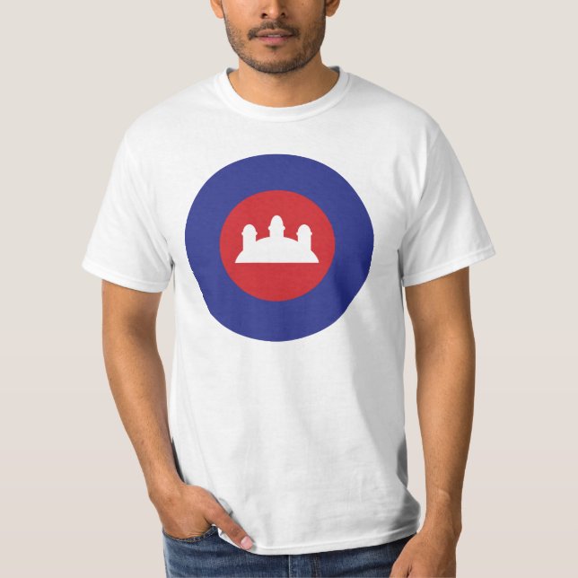Kambodjanska Roundel Tee Shirt (Framsida)