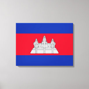 Kambodjas flagga canvastryck