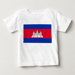 Kambodjas flagga t shirt
