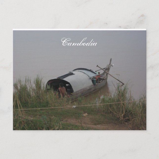 Kambodjas vykort (Framsida)