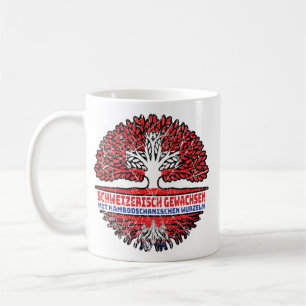Kambodscha Kambodschanisch Schweizer Schweiz Baum Kaffemugg