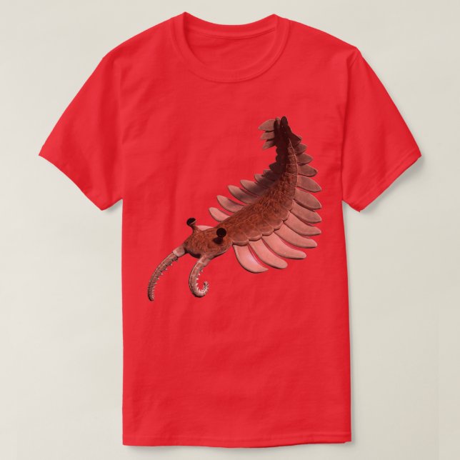 Kambrieperiodens anomalocaris - varelse t shirt (Design framsida)