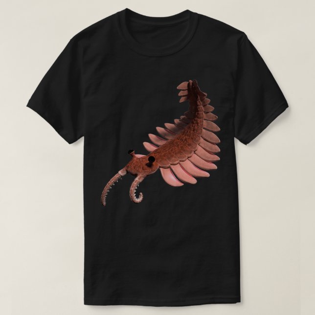 Kambrieperiodens anomalocaris - varelse t shirt (Design framsida)