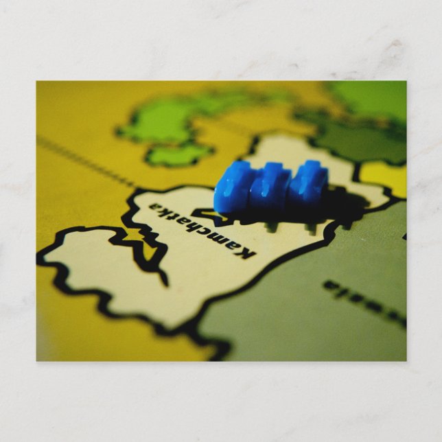 Kamchatka i risk vykort (Framsida)