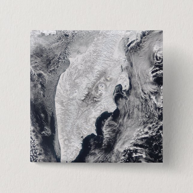 Kamchatka Peninsula, Östra Ryssland Knapp (Framsida)