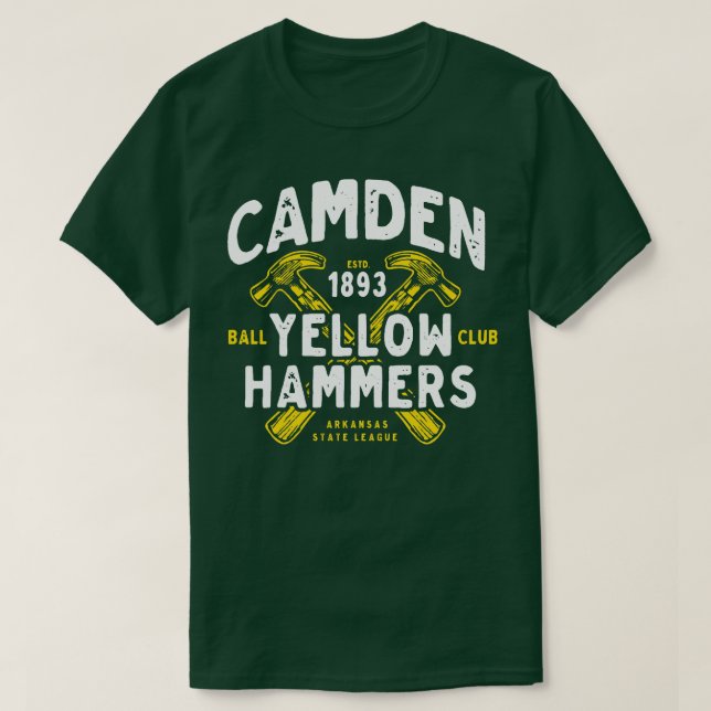 Kamden Gult Hammers T Shirt (Design framsida)