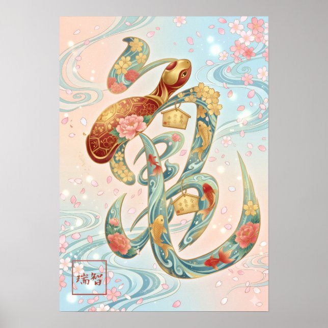 Kame: Longevity & Wisdom Art260050246 Poster (Framsidan)