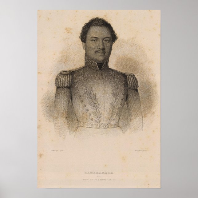 Kamehameha, Hawaii Poster (Framsidan)