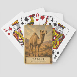 Kamel Arabiska Öken VINTAGE Casinokort