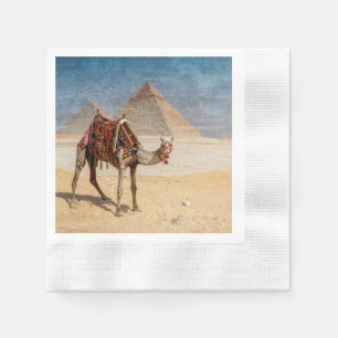 Kamel i Pyramids Pappersservett