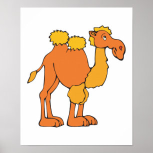 Kamel lycklig poster