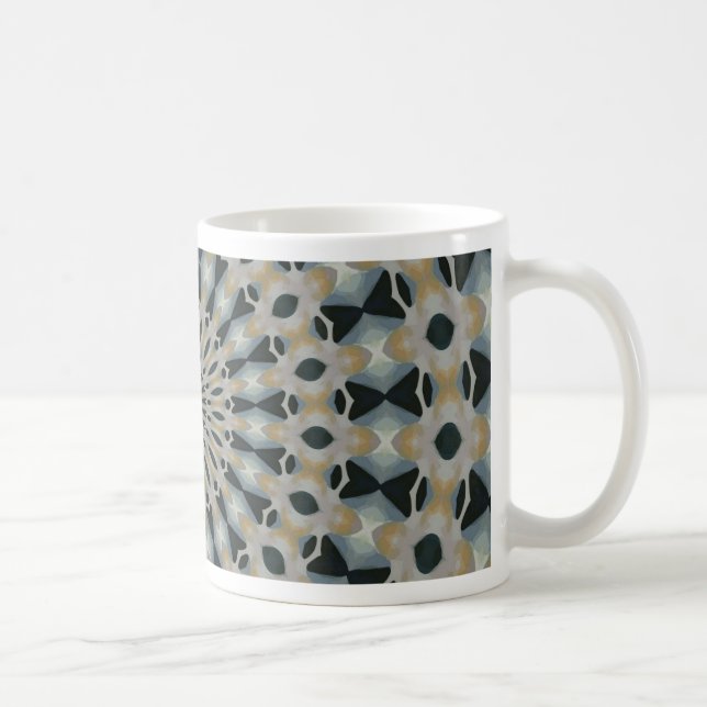 Kamel och Teal Kalejdoskop Kaffemugg (Höger)