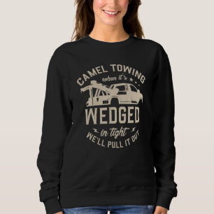 Kamelbogsering när det är bröllop på rätt sida dra t shirt