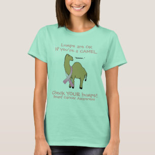 Kamelcancermedvetenhet T-shirt
