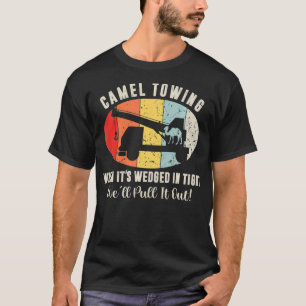 Kameldragning när bröllopet gungas i rätt god tid t shirt