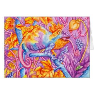 Kameleont Hälsningskort