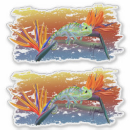 Kameleont klistermärken