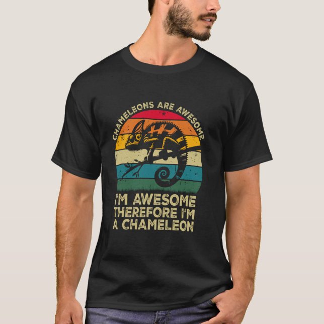 Kameleonter Är Fantastiska Jag Är Fantastisk Därfö T Shirt (Framsida)
