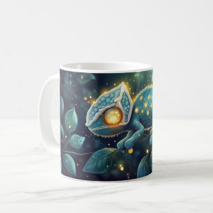 Kameleonter är reptiler som tillhör ödlor  kaffemugg