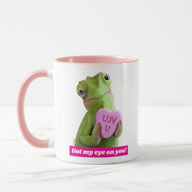 Kameleonthjärta (Kärlek) Mugg (Vänster)