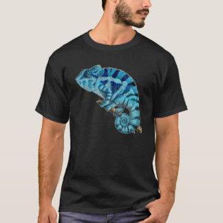 kameleontskjortablått t-shirt