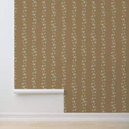 Kamelfärgade bruna prickar ränder - Boho jordnära 