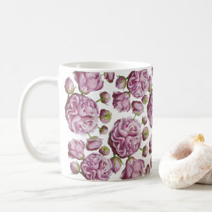 Kamelia Rosenträdgårdsblommor Kaffemugg