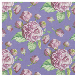 Kamelia Rosenträdgårdsblommor Tyg