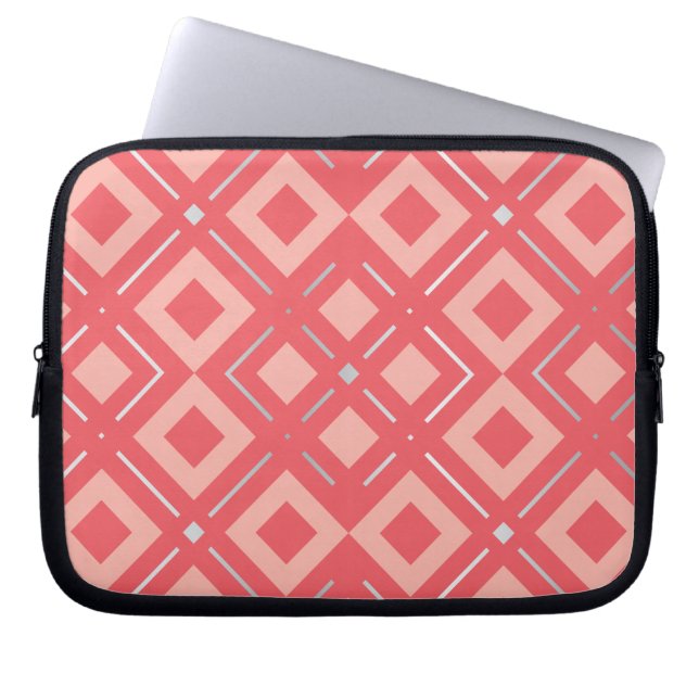 Kamelias geometriska Mönster 1 Laptop Fodral (Framsidan)