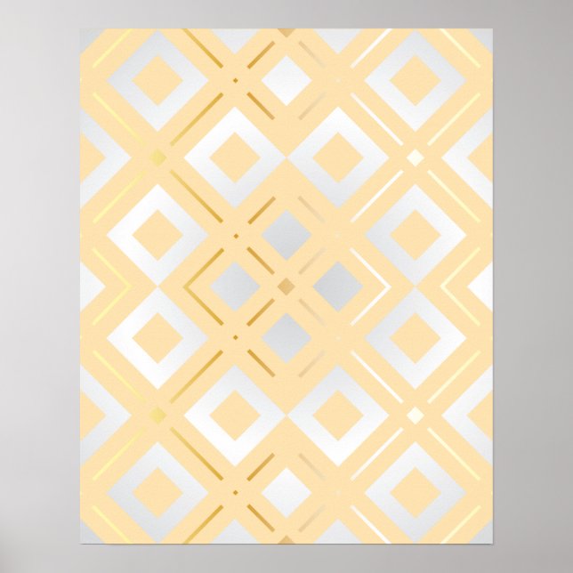 Kamelias geometriska Mönster 8 Poster (Framsidan)