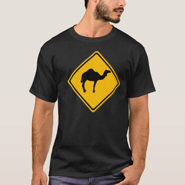 Kamelkorsning skjorta t-shirt (Framsida)