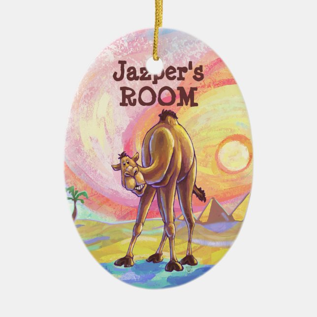 Kamelpresenter & Tillbehör Julgransprydnad Keramik (Framsidan)