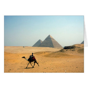 kamelpyramider hälsningskort