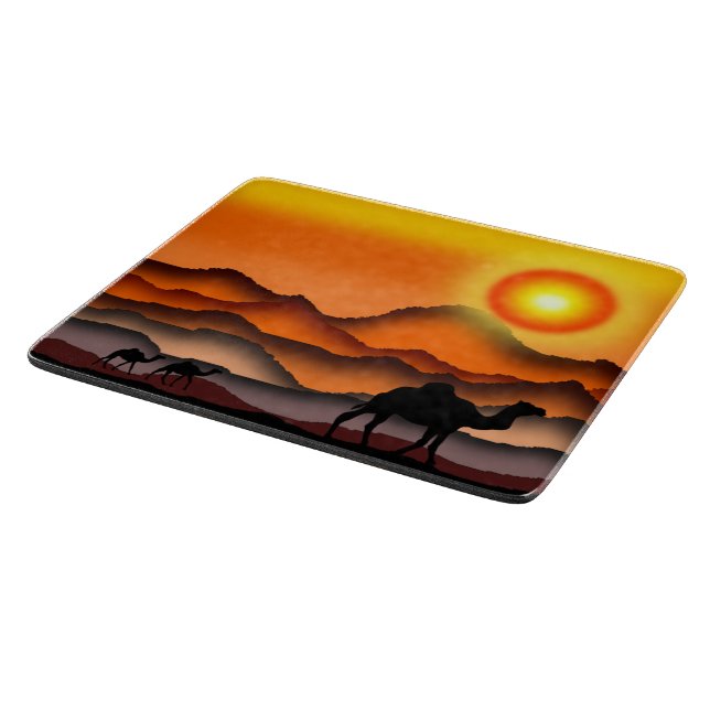 Kamelskärmar med Desert Sunset (Hörn)