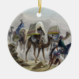 Kameltåg, från 'Constantinople och Blacen Julgransprydnad Keramik