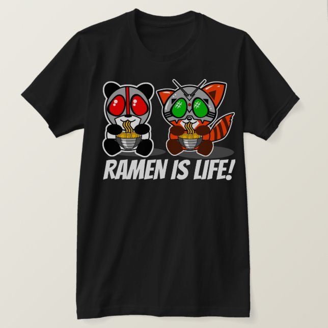 KAMEN-RAMENRAMEN ÄR LIV! UTSLAGSPLATS T SHIRT (Design framsida)