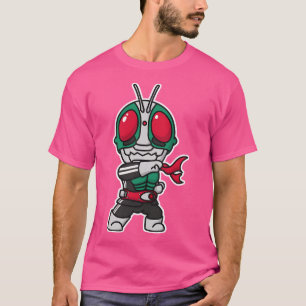Kamen Rider Ichigou Ichigo Chibi Stil Kawaii T Shirt