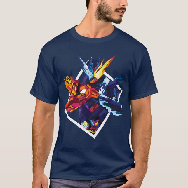 Kamen Rider Kor Z Bygger T-Shirt (Framsida)