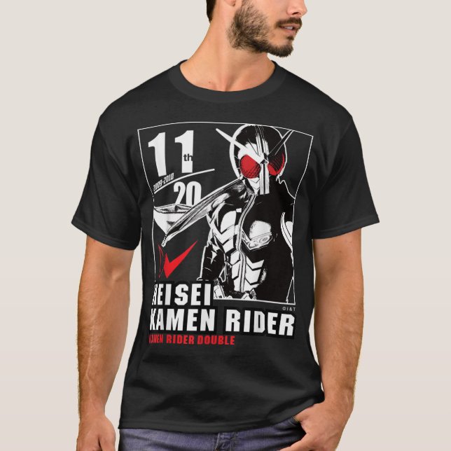 Kamen Rider W Heisei Rider-årsdagen T Shirt (Framsida)