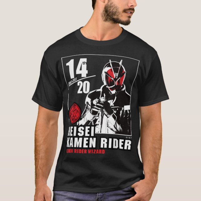 Kamen Rider Wizard Heisei Rider-årsdagen T Shirt (Framsida)