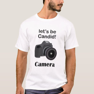 Kamera Älskare Candid Fotograf T Shirt