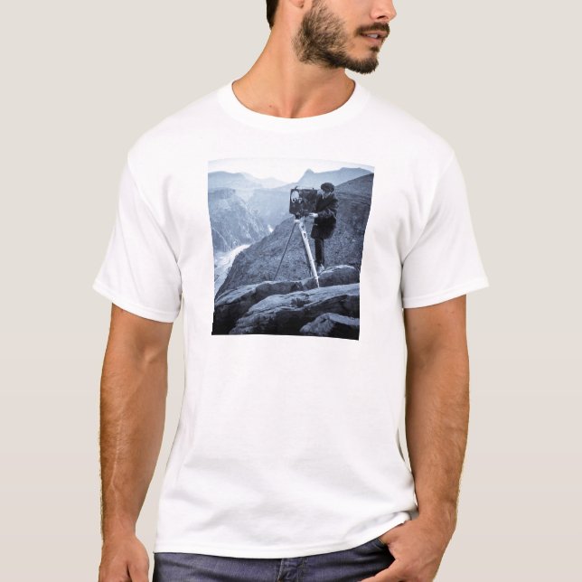 Kamera för film för grand Canyonfotograf stor T-shirt (Framsida)