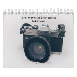 Kamera för fotografi-Vintage Kalender