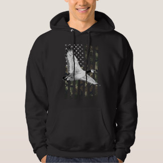 Kamera för gäsjakt Kamouflageflagga (på baksidan)  Hoodie