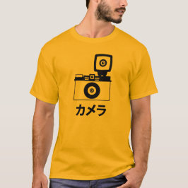 Kamera i T-tröja för Katakana (japanska tecken) T Shirt