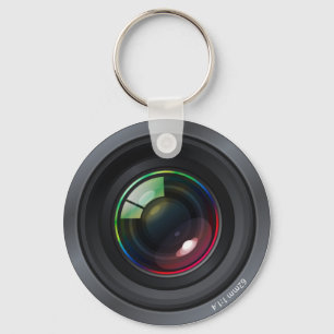 Kamera Lens Nyckelring