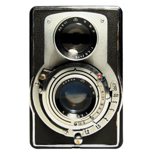 Kamera med ursprunglig vintage magnet